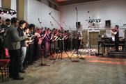 Recording in Abbey Road