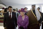 The Queen with the Ruler of Qatar (right) images courtesy of WRG