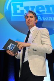 George Lamb hosted the Event Awards 2012