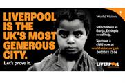 World Vision targets Liverpudlians in ad push
