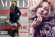 Vogue and Harper's Bazaar…improved ad volumes
