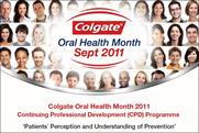 Colgate: includes social media in this year's Oral Health Month campaign
