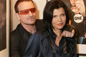 Bono and Hewson: sell stake in Edun
