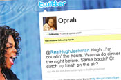 Oprah: Twitter page reaches one million
