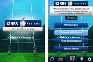 RBS: rolls out Six Nations Live Challenge app