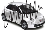 Fiat: Krow's defaced car campaign