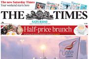 The Times: Saturday edition to be 50p cheaper for limited period