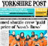 Yorkshire Post: one of the big fallers