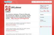 Labour Party links MPs to Twitter