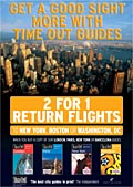 Time Out Guides: two-for-one US flight offers