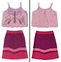 Spot the difference: Monsoon clothing on the left