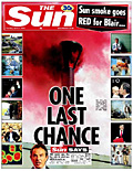 The Sun: backing Blair for a third term