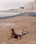 Sony: new poster ad for long-lasting Walkman