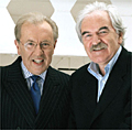 Frost and Lynam: presenting Nobok-sponsored show