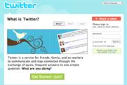 Twitter: free tweet service using Vodafone