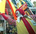 Ronald McDonald: attempting to get children active