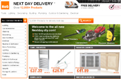 B&Q: next day delivery service