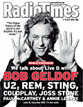 Radio Times: Geldof stars on one of eight covers