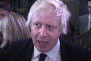 Boris Johnson: at last night's book launch for Calling London