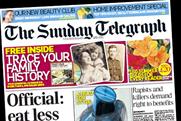 Telegraph: Saturday and Sunday editions post 10p cover price rises