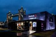 The London experience was set up overlooking Tower Bridge