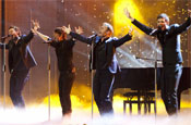 Take That: performing for Prince Charles