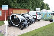 Renault's stand at Hampton Court Flower Show