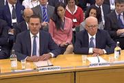 James and Rupert Murdoch: facing committee