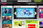 Kids' stuff: the BBC iPlayer for CBBC provides a dedicated area for children's on-demand viewing
