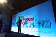 Paris Kafantaris, marketing vice-president of Western Europe, speaking at Vinopolis in January