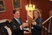 Dine MD Daniel Gill with Sarah Beeny