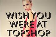 Topshop: unveils in-store digital campaign 