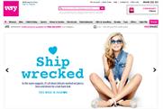 Very.co.uk website: Shop Direct paid search account stays with OMD