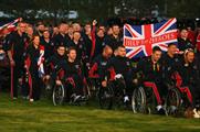 Athletes participating in the Games enter the ceremony