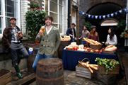 Alex James led the French celebrations in Farringdon