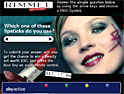 Rimmel interactive ad proves <BR>a hit with Sky viewers