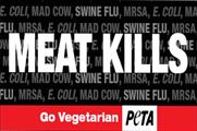 Peta pulled up by ASA for ad linking meat eating and swine flu