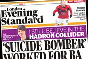 London Evening Standard: posts average net circulation