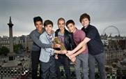 The Wanted supporting Olympic torchbearers