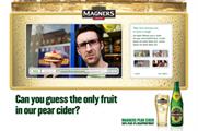 Magners supports pear cider with microsite
