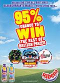 Ribena: 95% chance promotion