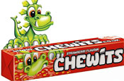 Chewits: Chewie the Chewitsaurus gets makeover