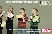 The Sun backs charity for wounded soldiers