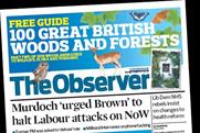 The Observer: circulation falls below 300,000
