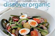 Discover Organic: celebrity cookbook produced by Haygarth for the Organic Trade Board 