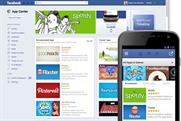 Facebook's US app store: launching in UK
