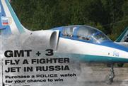 Police: watch campaign offers the chance to fly in a fighter jet