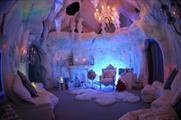 Santa's bling grotto at Selfridges