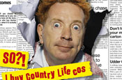 Country Life: ad starring former Sex Pistol John Lydon
