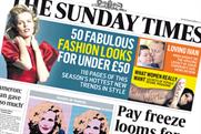 Sunday Times: posted year-on-year circulation rise of 5.41%